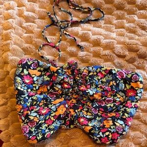 Wild Fable Floral Multicolor Crop Top